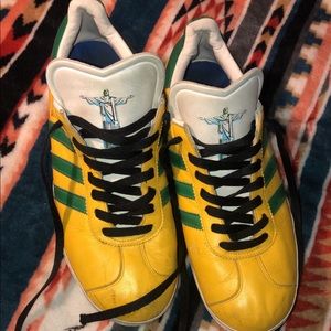 Vintage Adidas Brazil/I Heart Rio Gazelle Trainers